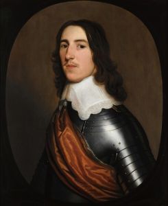A Portrait Of A Gentleman, half-Length, Believed To Be Sir Thomas Ogle, Wearing A Suit Of Armour, With A White Collar And An Orange Sash