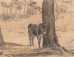 Donkey Beside a Tree, Hampstead