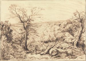 Woodcutters in a Forest