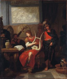 Achilles Playing the Lyre before Patrocles