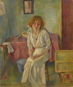 Hermine David à l’atelier
