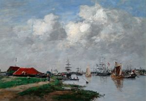 The Escaut River in Antwerp