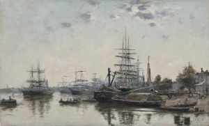 View of Bordeaux, from the Quai des Chartrons
