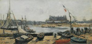 Trouville, Vue Du Port Prise De L’embarcadère