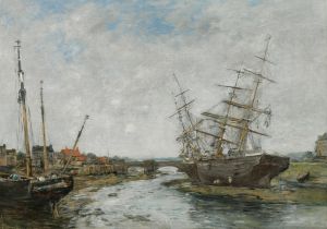 La Touques. Marée Basse