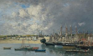 Bateaux À L’ancre Dans Le Port, Portrieux