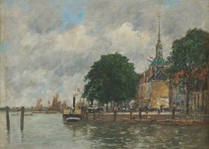 Dordrecht. Un quai du port