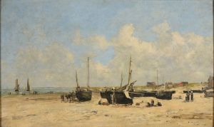 Plage de Berck à marée basse