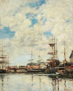 Dunkerque, voiliers à quai