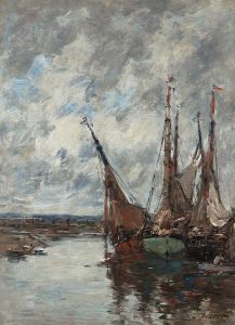 Trouville, voiliers échoués