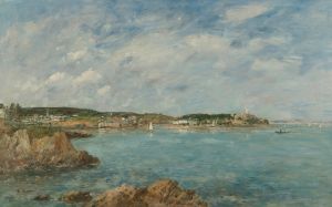 Douarnenez, la baie, vue de l’Île Tristan