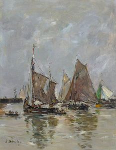 Trouville, l’appareillage des sardiniers
