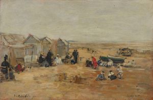 Deauville, Scène de plage