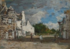 Le Faou, un coin du village