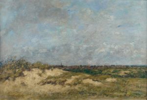 Berck, les dunes par gros temps