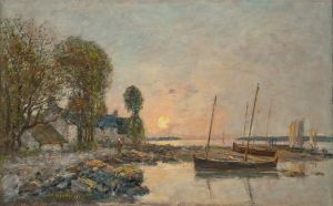 Plougastel. Le passage du bac