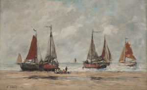 Bateaux de pêche à Schéveningue