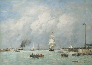 Le Havre, entrée du port