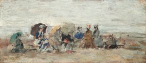 Trouville, Scène de plage