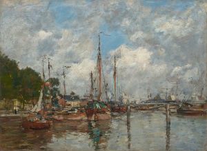 Trouville, Un coin du port