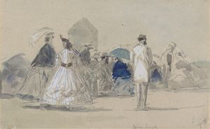 Crinolines on the Beach