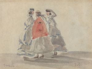 Three Women at Trouville