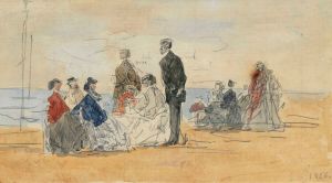 Scène de plage