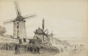 Windmühlen auf der Butte Montmatre