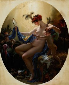 Portrait of Mlle. Lange As Danae