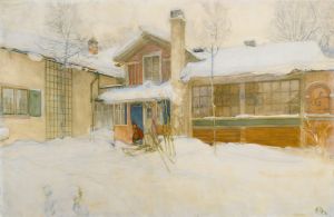 My Country Cottage In Winter, Sundborn