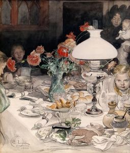 Around the Evening Lamp