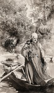 Illustration to ‘Singoalla,The Wind Is My Lover’ by Viktor Rydberg