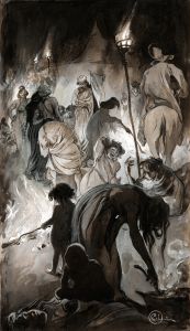 Illustration to ‘Singoalla,The Wind Is My Lover’ by Viktor Rydberg