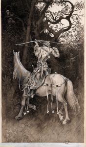 Illustration to ‘Singoalla,The Wind Is My Lover’ by Viktor Rydberg