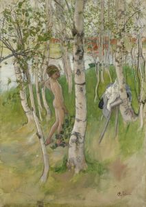 Ulf. Nude Boy among Birches
