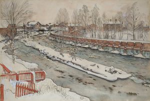 The Timber Chute. Winterscene