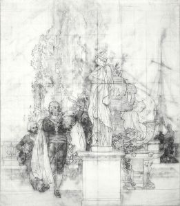 Patron of the Fine Arts and Founder of the Museum King Gustav III of Sweden Recieving Antique Pieces of Art