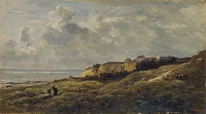 Coastal Landscape in Normandy