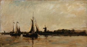Landscape With A Canal In Holland
