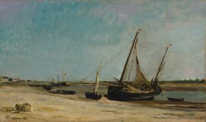 Boats on the Seacoast at Étaples