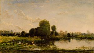 Riverbank with Fowl