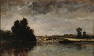 Paysage par temps d’orage