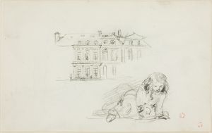 The Hotel de Ville, Tours and a Girl Playing