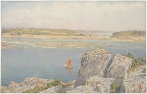 Embouchure du Trieux à l’île à Bois. Loguivy