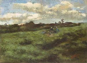 Kinderen op het duin – Landschap bij Brussel