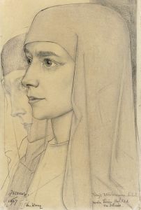 Portret van Treesje Westermann, Moeder Thérèse Huf van Bethanië