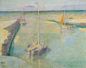 Uitmonding van den Rijn ou Le Port de Katwijk