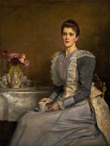 Portrait of Mary Endicott , Mrs Joseph Chamberlain