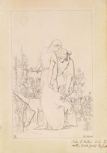 Lovers by a Rosebush