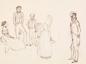 Sketch of an Evening Party